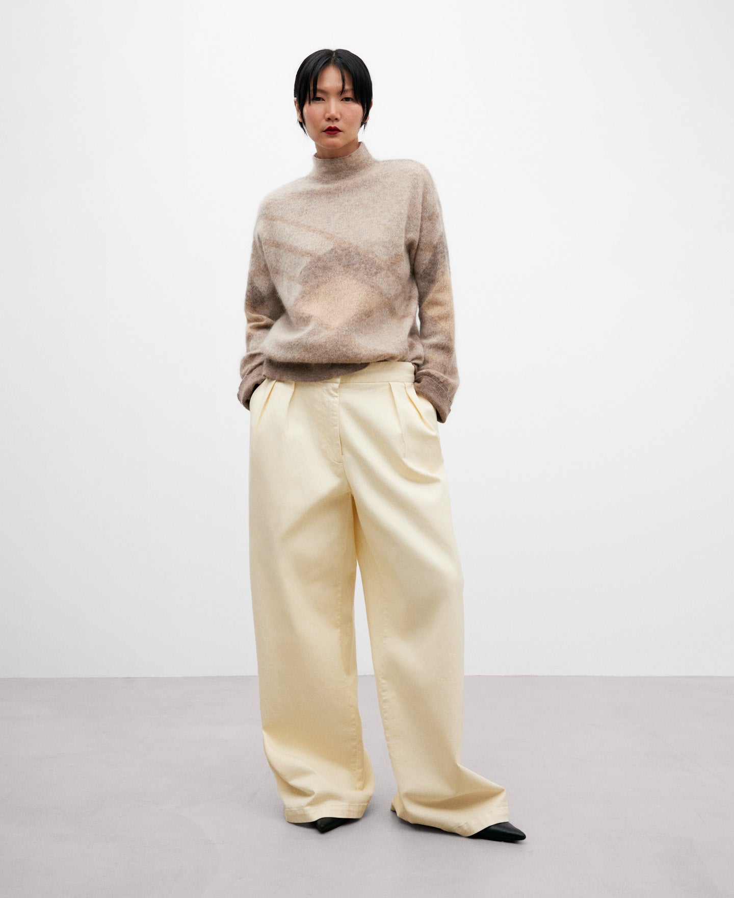 Jacquard Knitted Sweater For Women