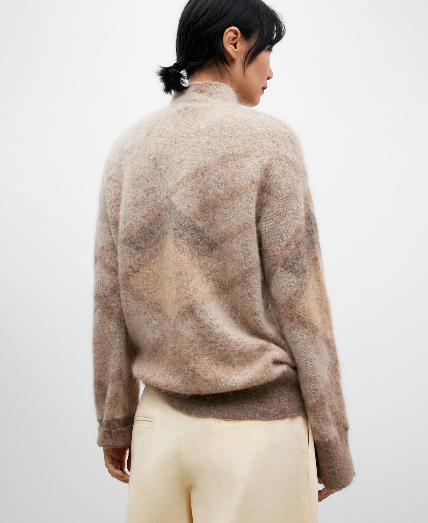 Jacquard Knitted Sweater For Women