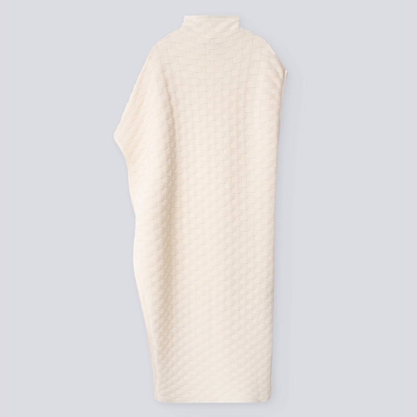 Light Cream Cotton Basket Weave Cape