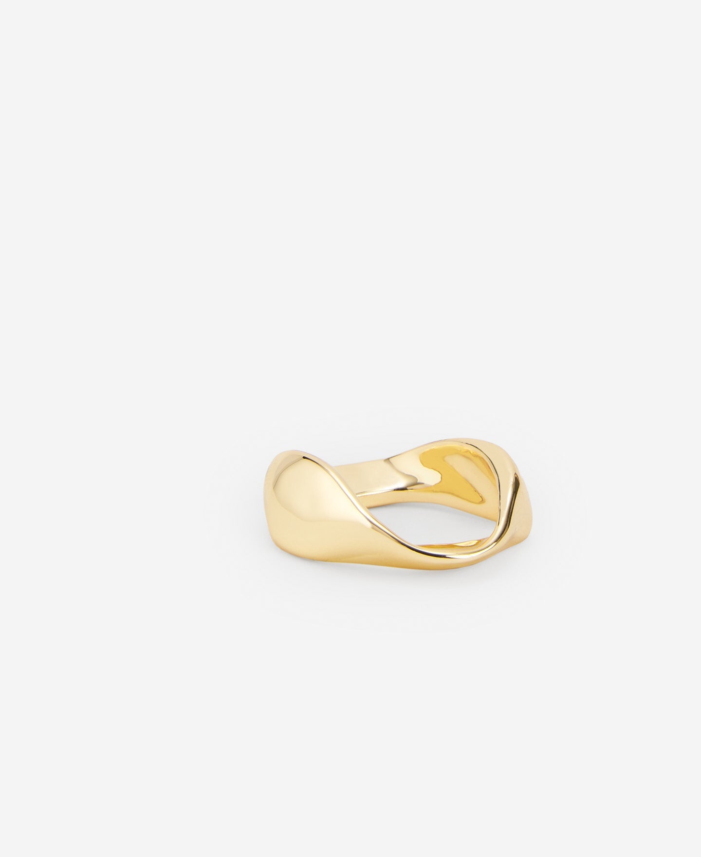 Gold Zinc Plated Ring Woman