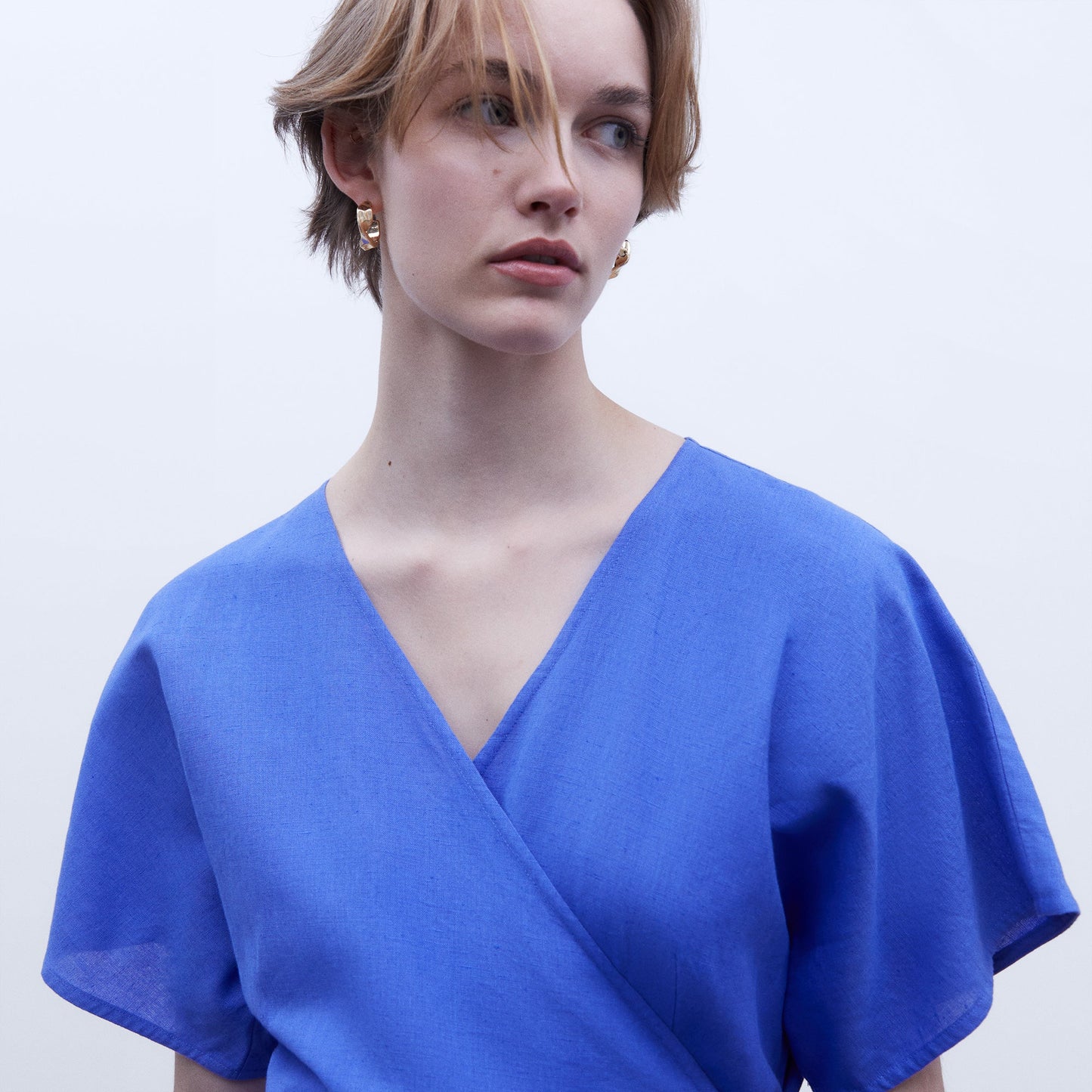 European Linen Jumpsuit - Dark Blue