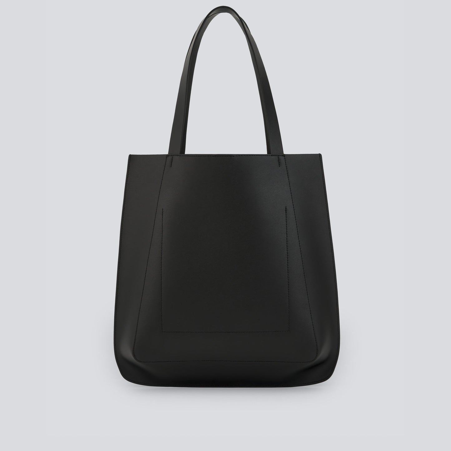 Leather  Black Shopper Bag