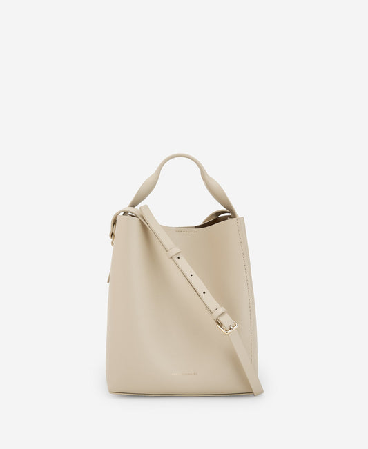 Responsible Leather Beige Hobo Bag