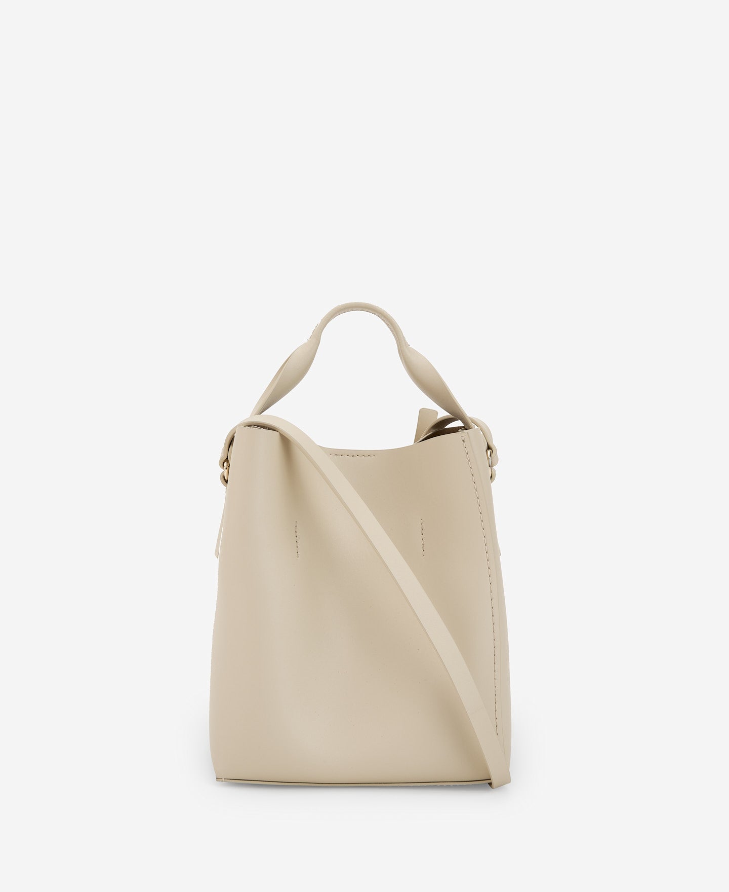 Responsible Leather Beige Hobo Bag