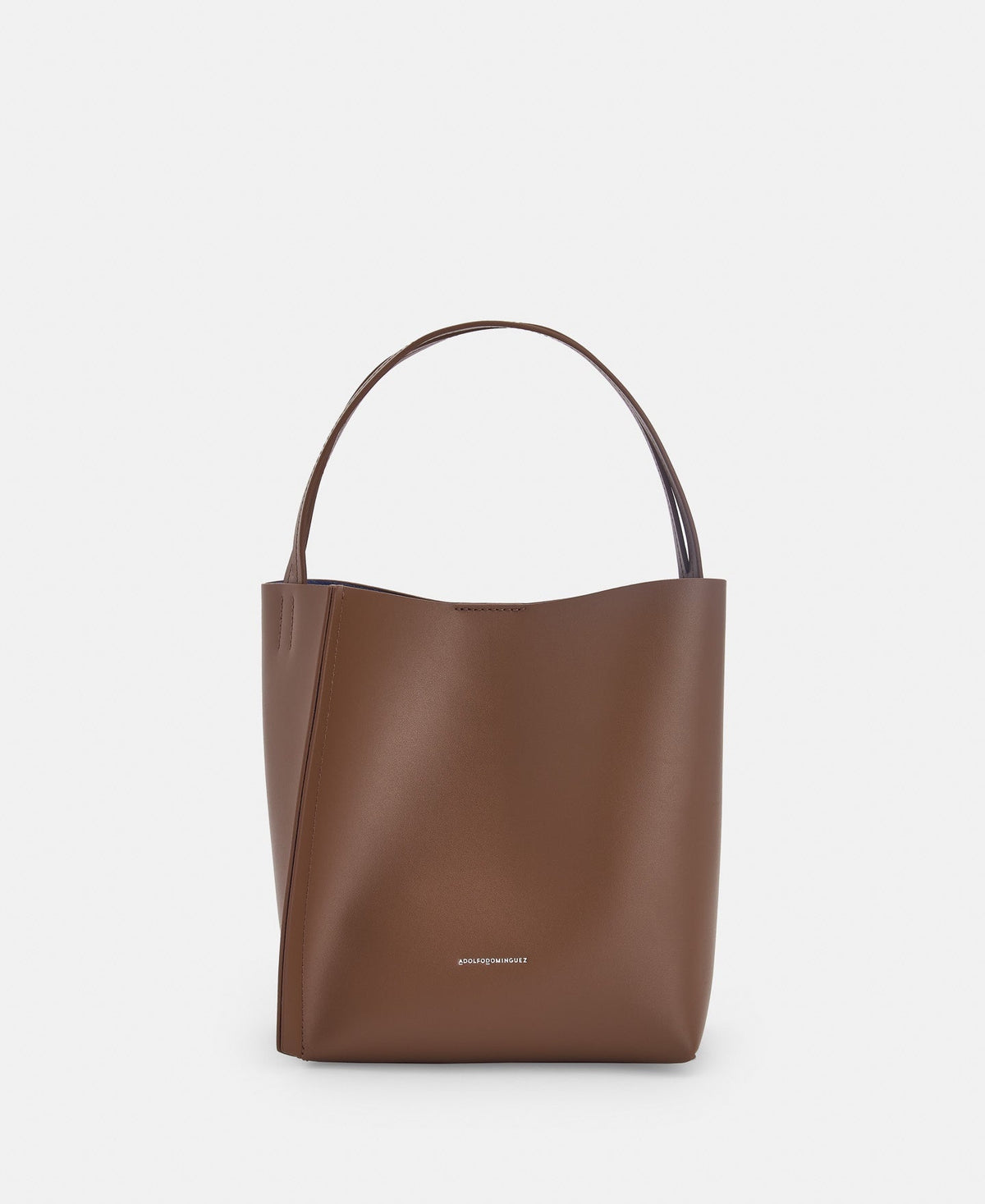 Brown Responsible Leather Bucket Bag