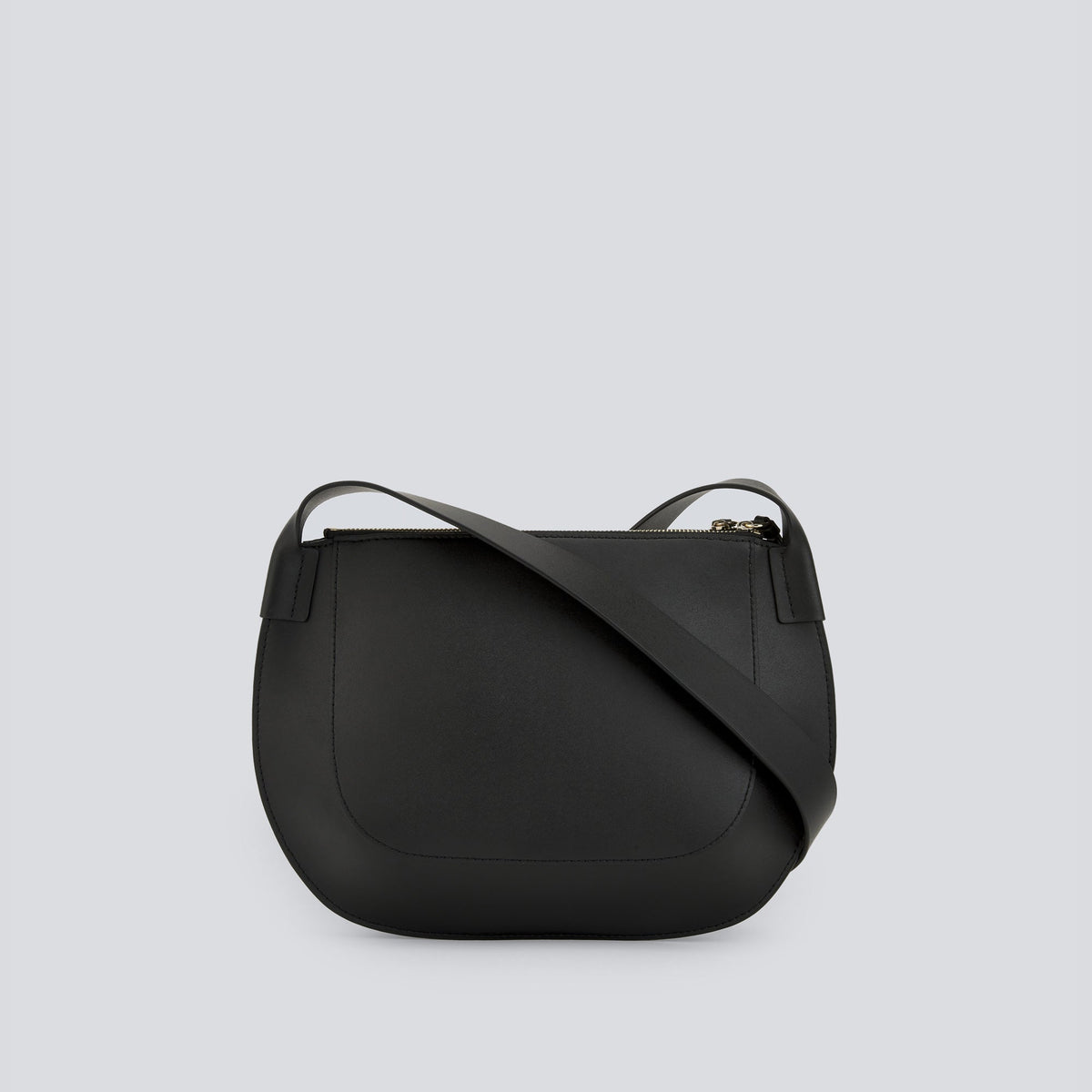 Leather Crossbody Bag Black