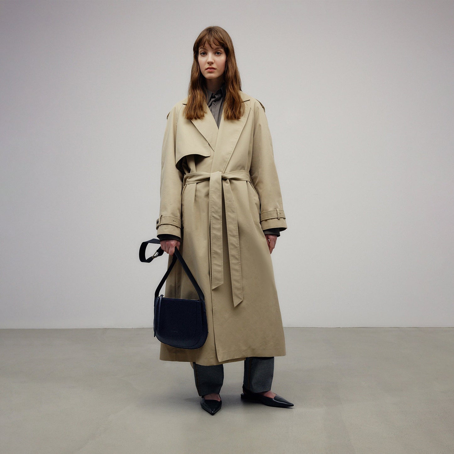 Leather Crossbody Bag Black