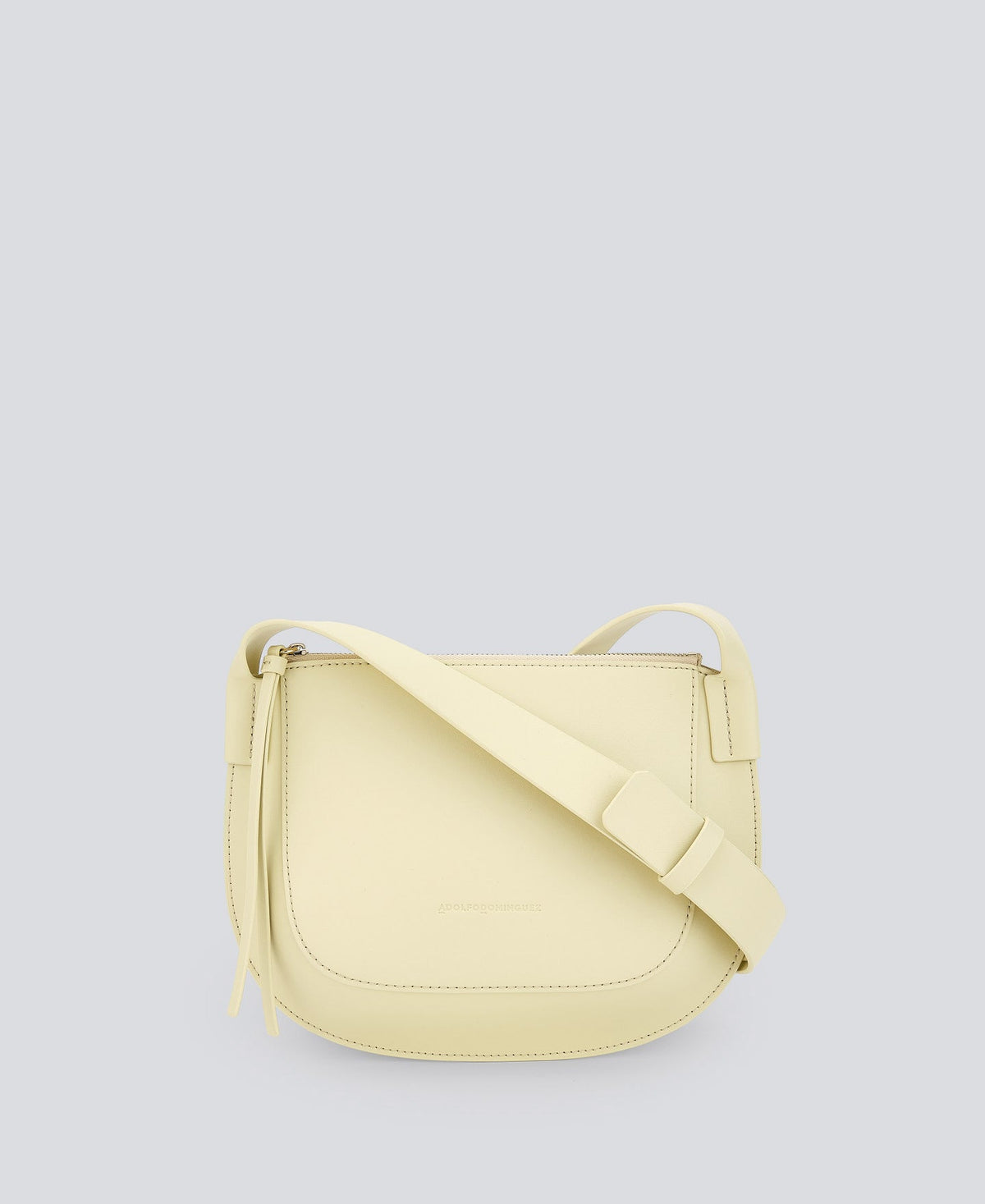 Light Yellow Yellow Leather Crossbody