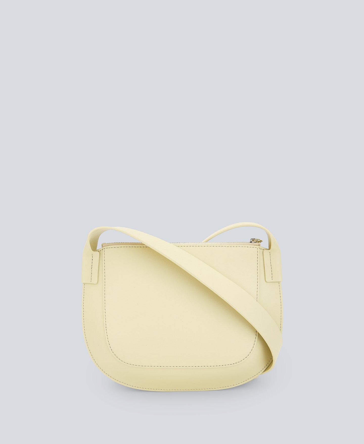 Light Yellow Yellow Leather Crossbody