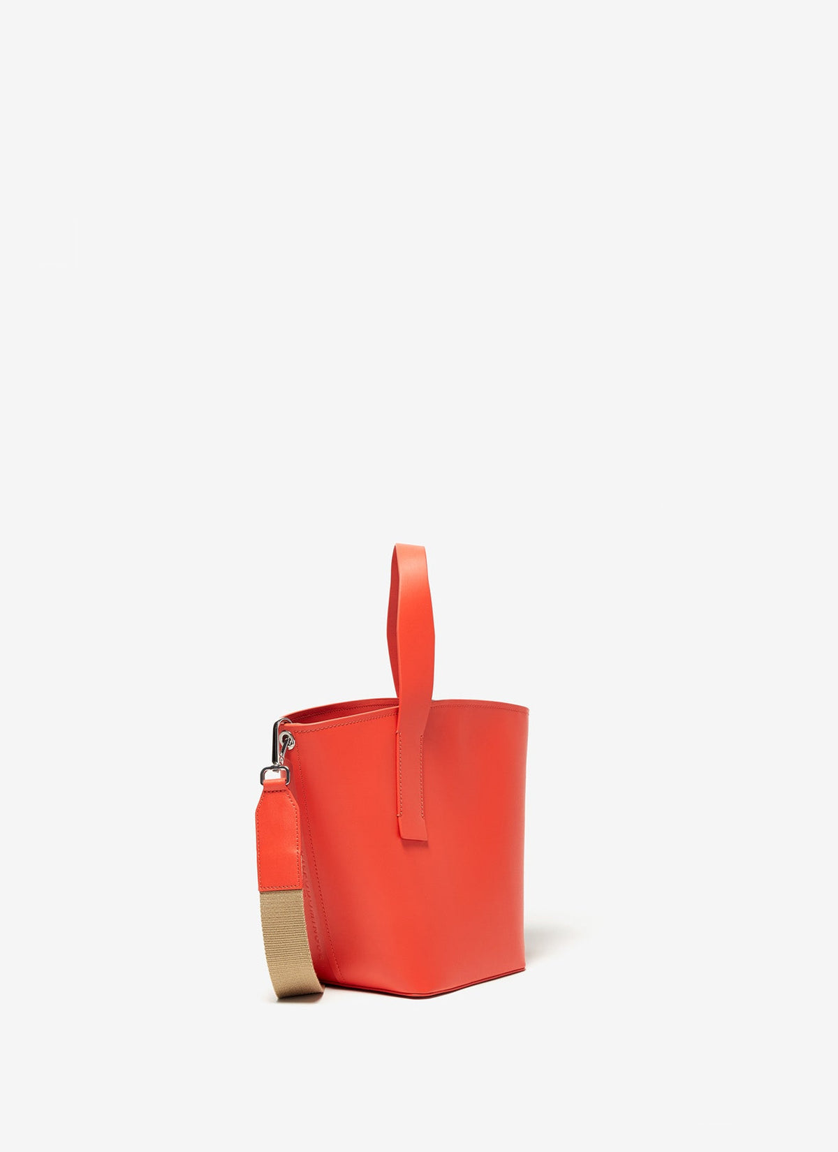 Orange Vachetta Leather Tote