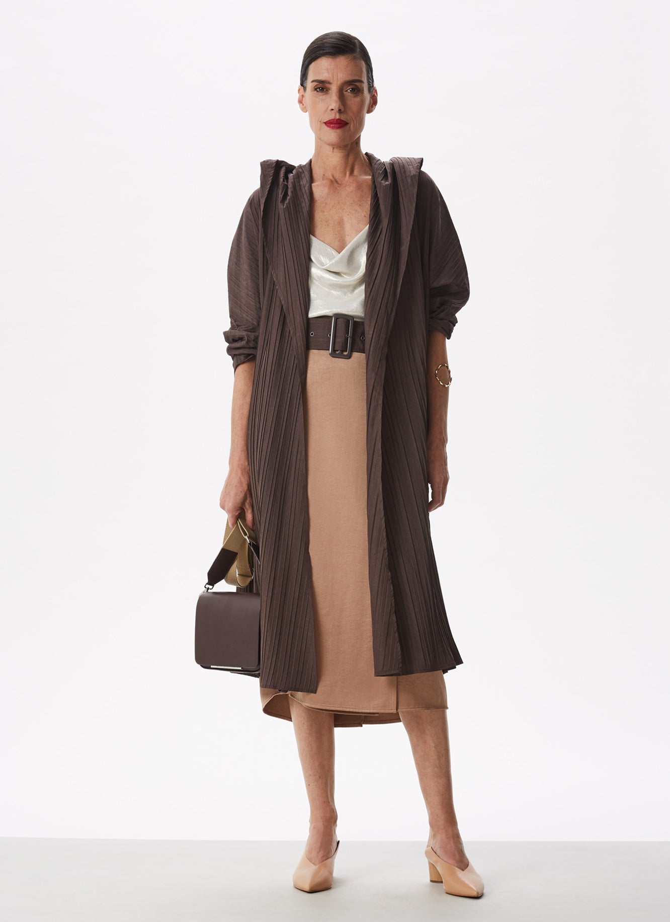 Brown Vachetta Leather Crossbody Bag