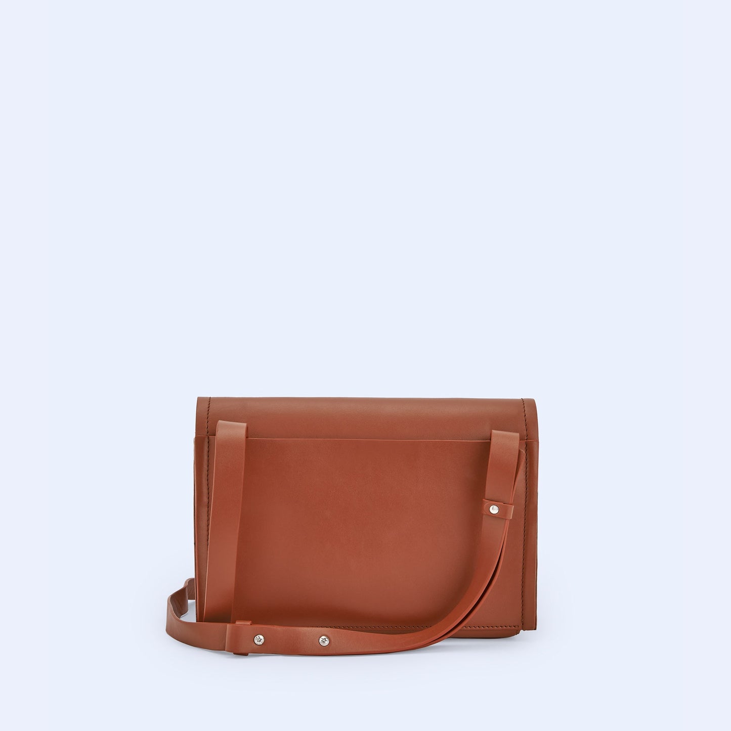Spanish Leather Baguette Bag