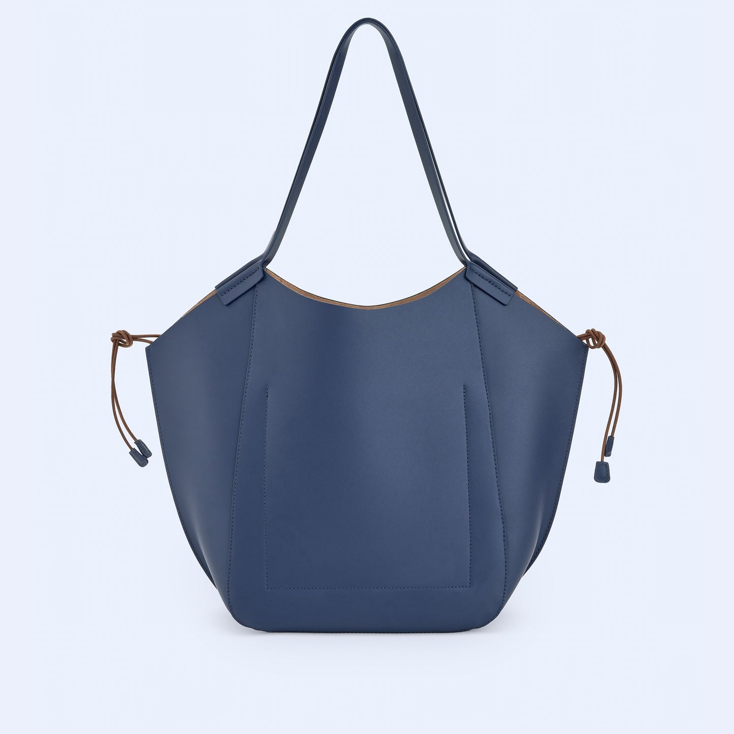 Navy Blue Vachetta Shopper Bag