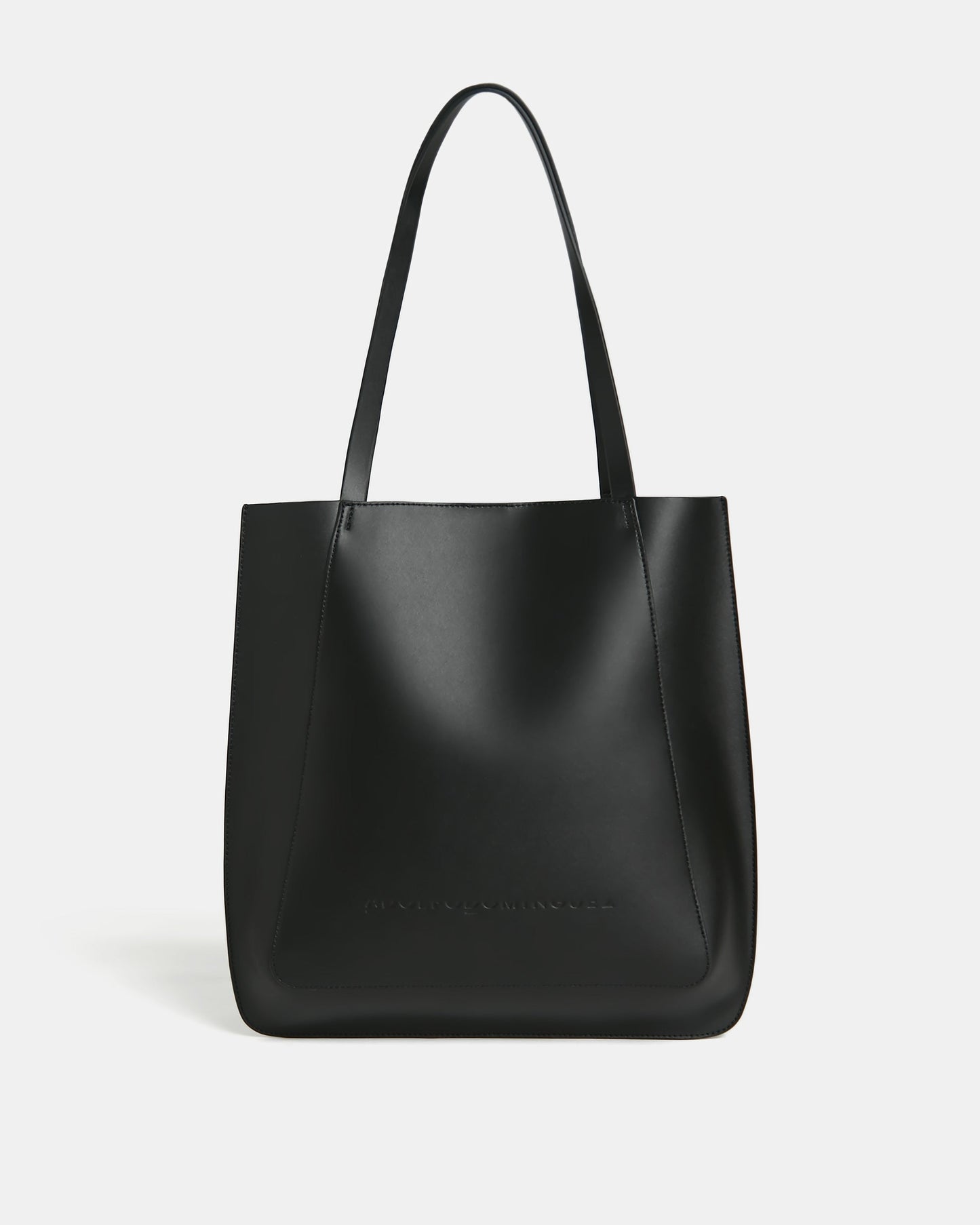 Black Shopper In Vachetta Leather