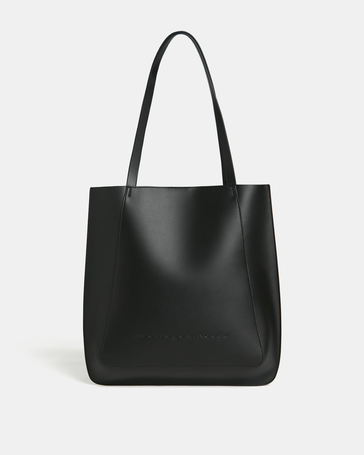 Black Shopper In Vachetta Leather