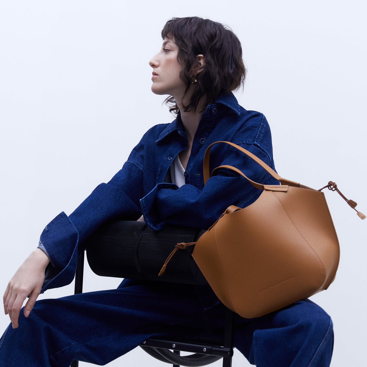 Buff Vachetta Leather Mini Shopper