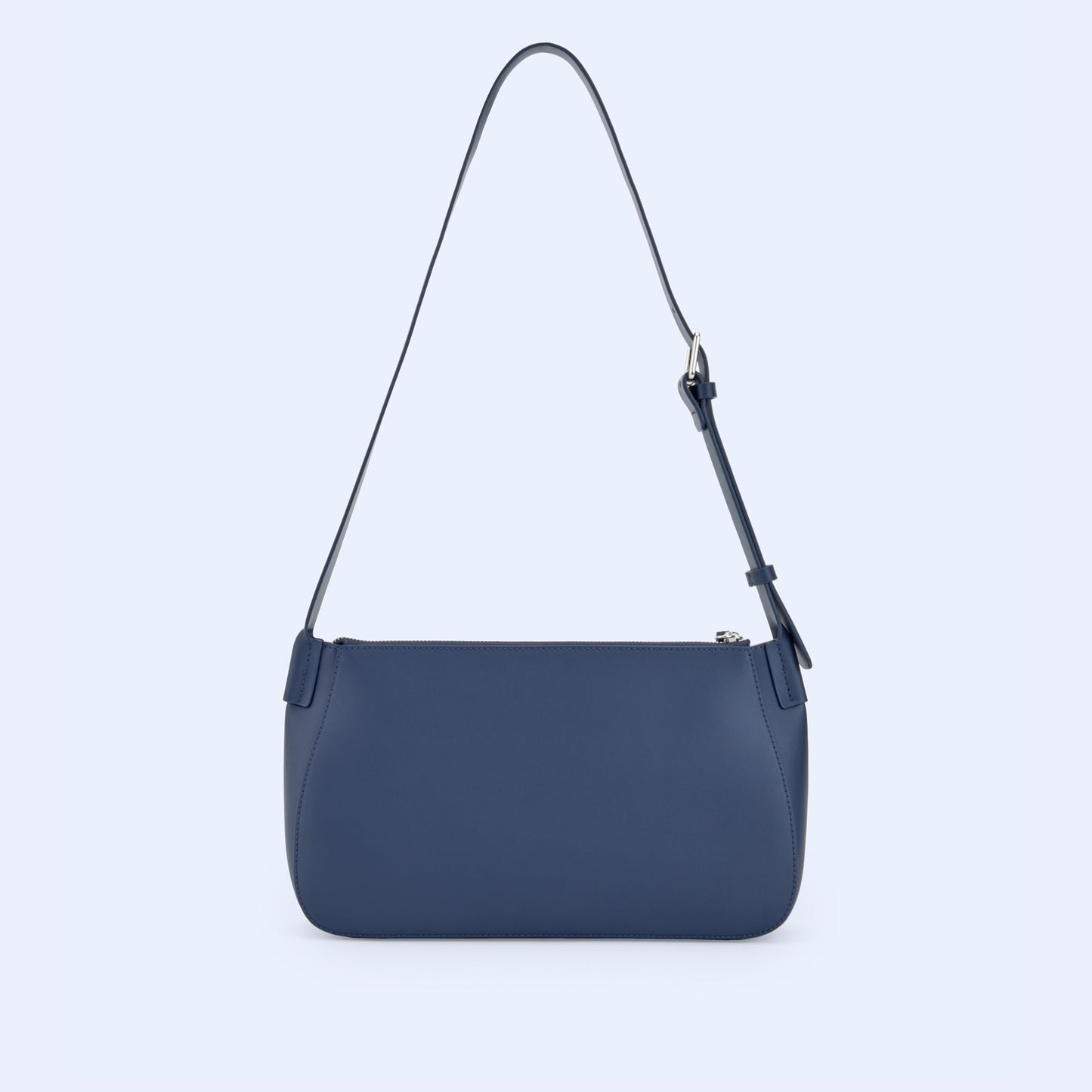 Navy Blue Vachetta Leather Shoulder Bag