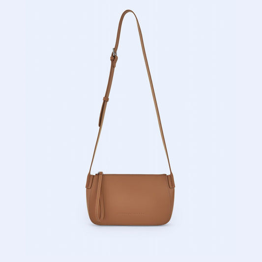 Buff Small Leather Shoulder Bag