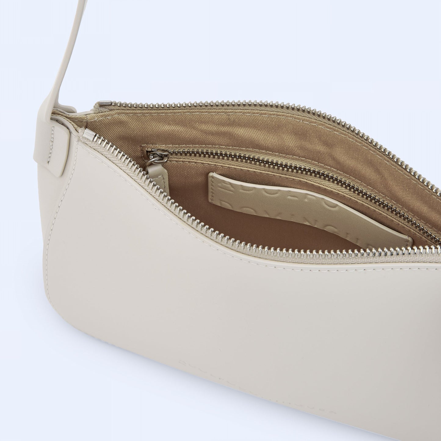 Ecru Vachetta Leather Shoulder Bag