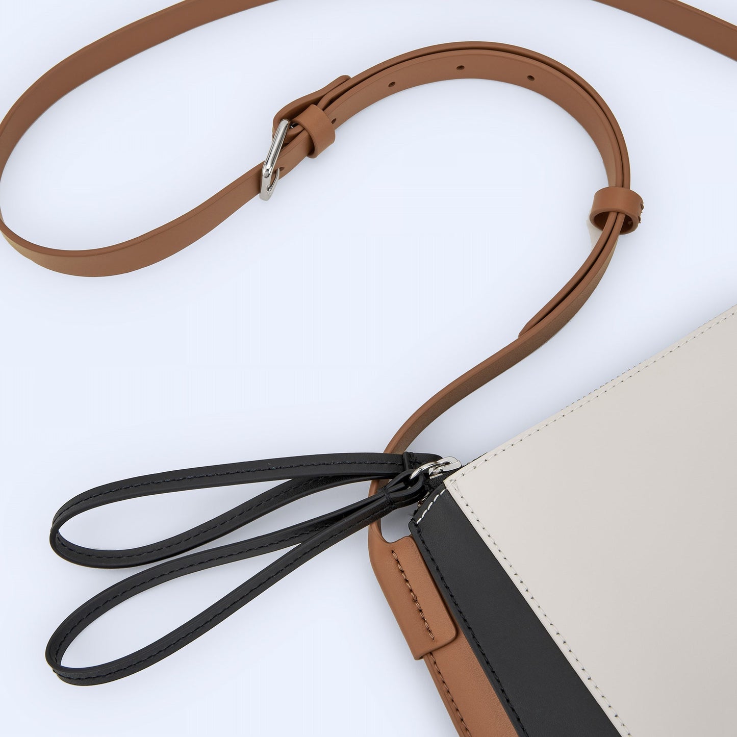 Multicolor Leather Shoulder Bag