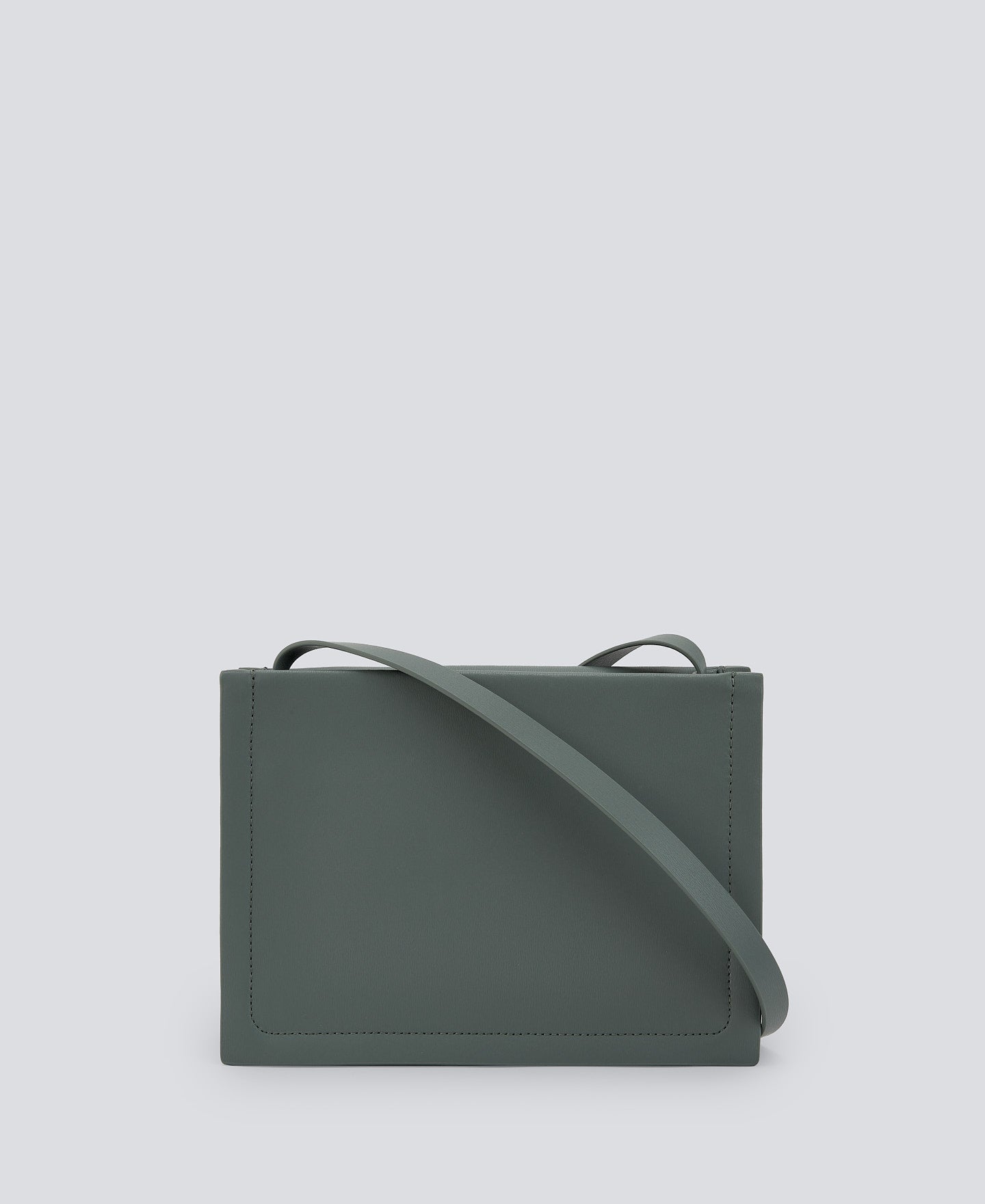 Sea Water Green Responsible Leather Crossbody