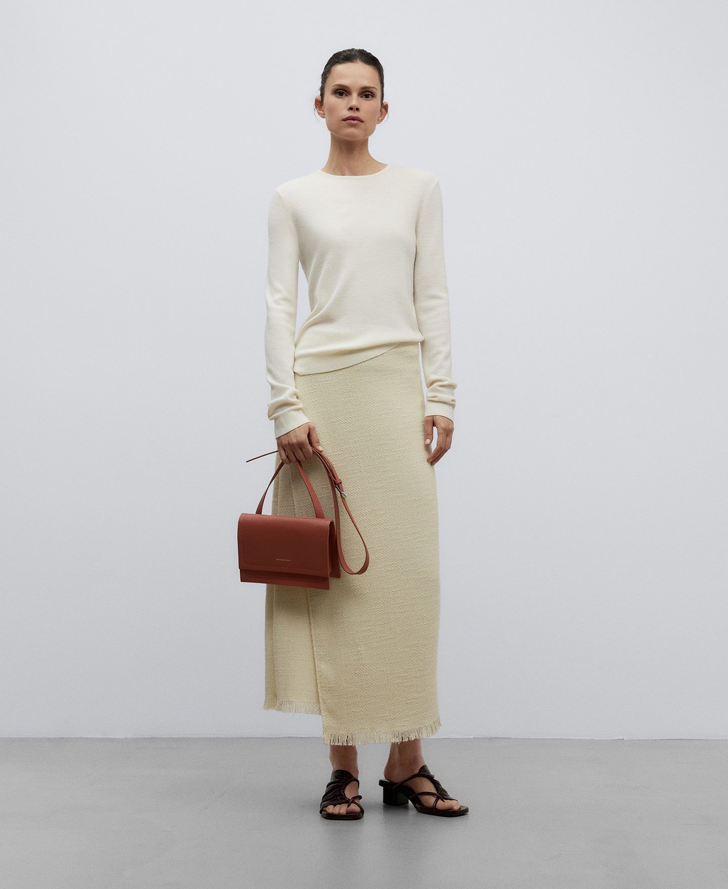 Tile Red Responsible Leather Crossbody