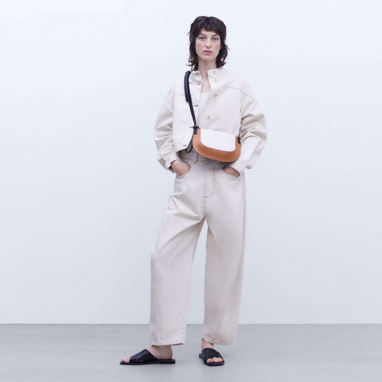 Multicolor Leather Mini Shoulder Bag