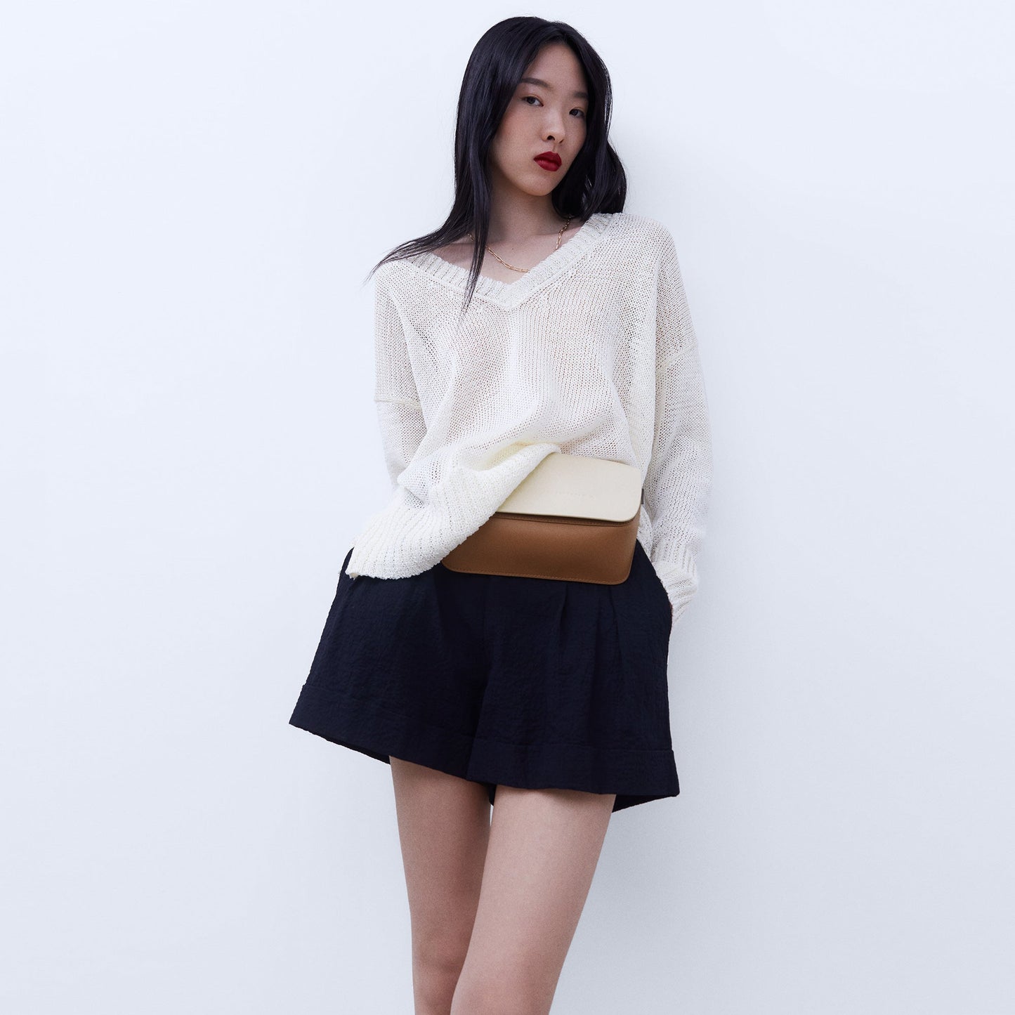 Multicolor Vachetta Leather Belt Bag