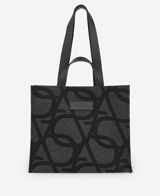Monogram Motif Shopper Bag For Women