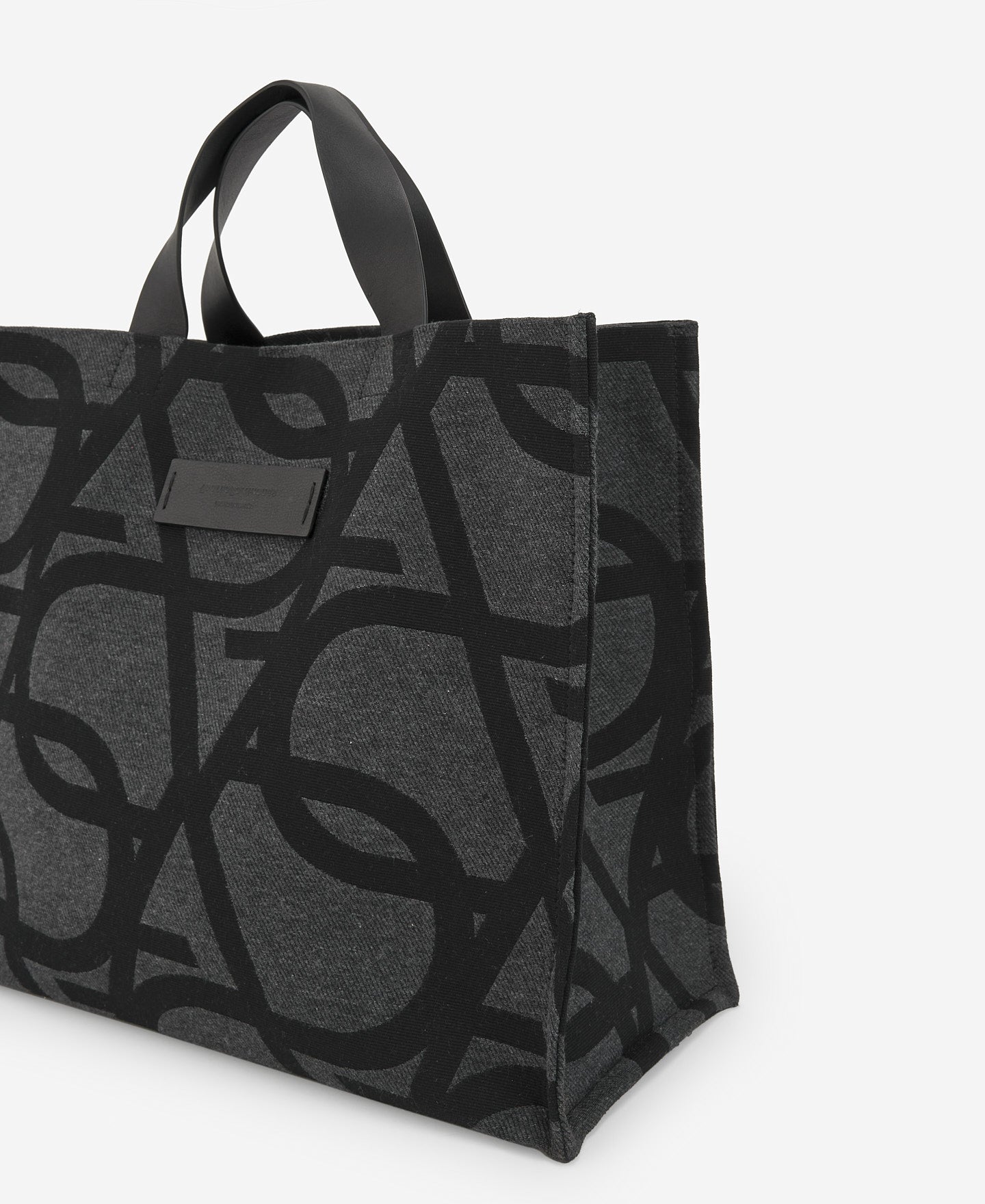 Monogram Motif Shopper Bag For Women