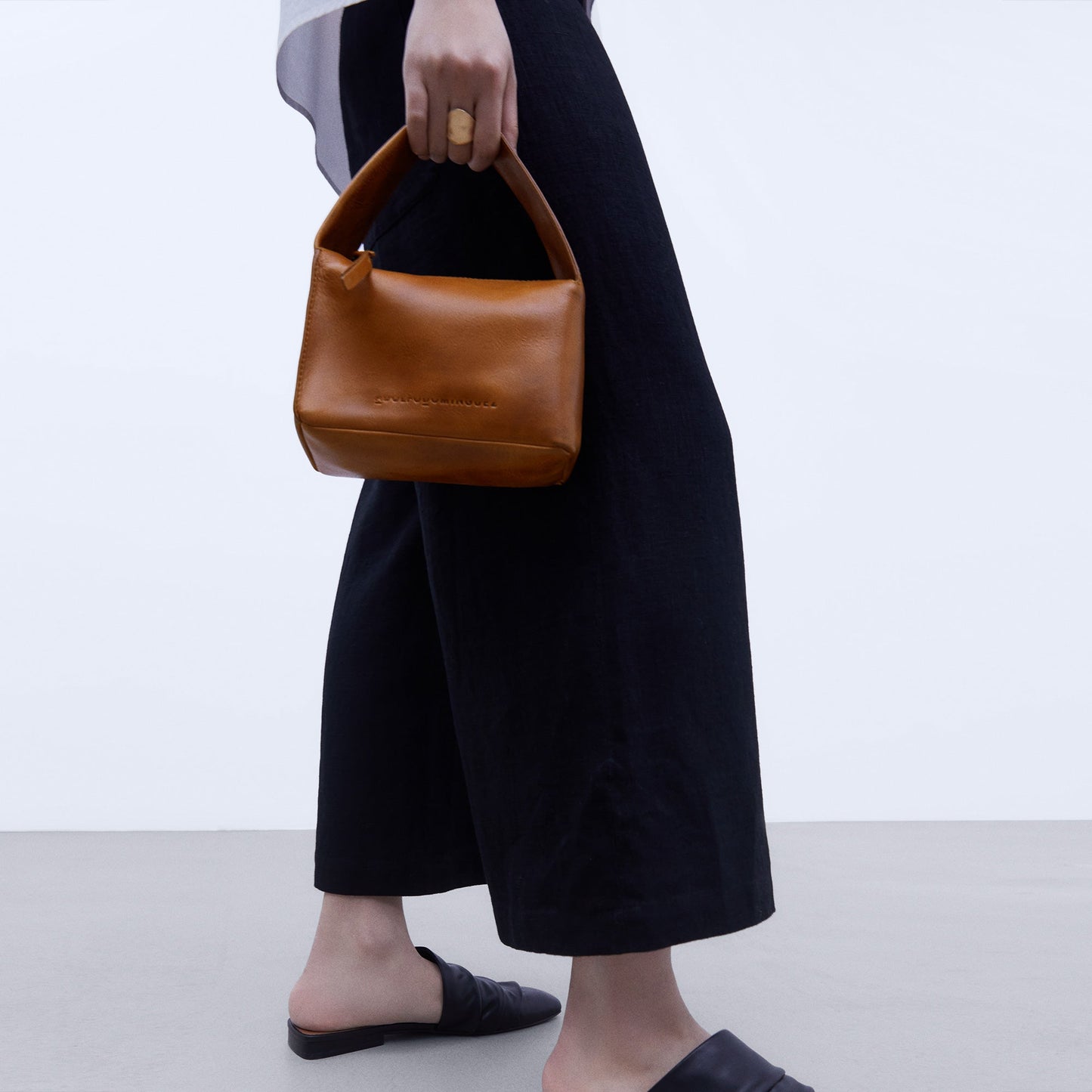 Crackle Mini Shoulder Bag - Yellow