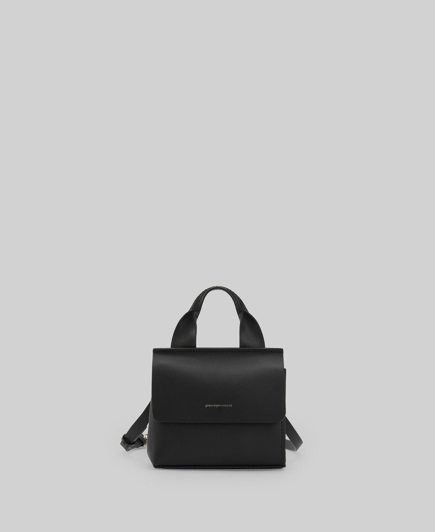 Responsible leather small Mica bag woman in black