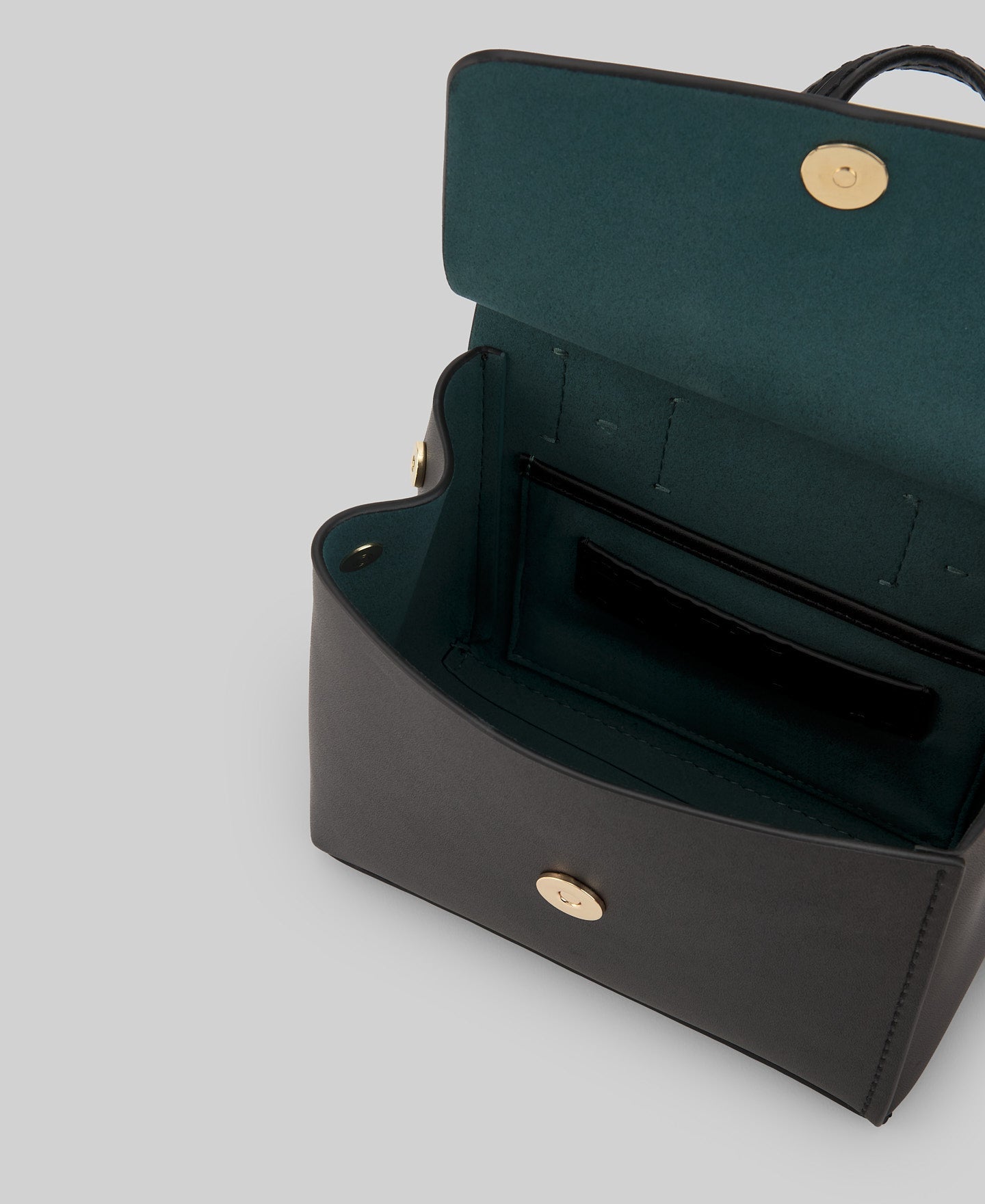 Responsible leather small Mica bag woman in black