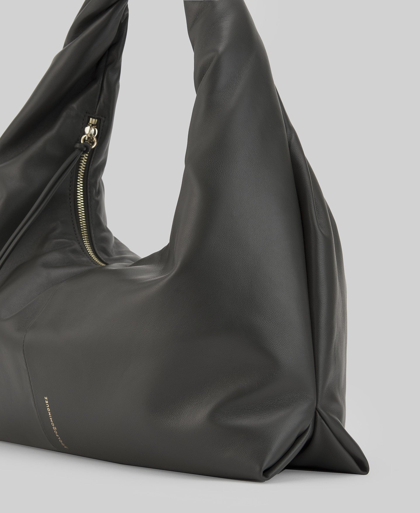 Large Nube bag woman in dark grey