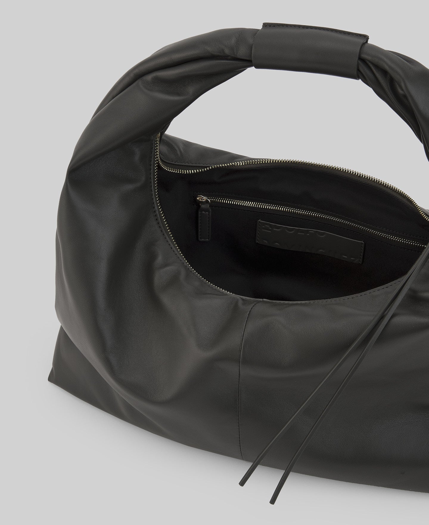Large Nube bag woman in dark grey