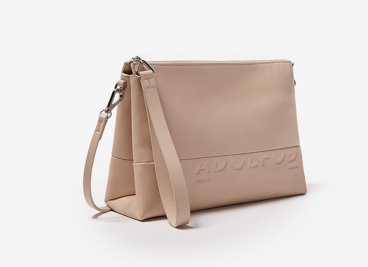 Stone Clutch Bag With Smooth Finish