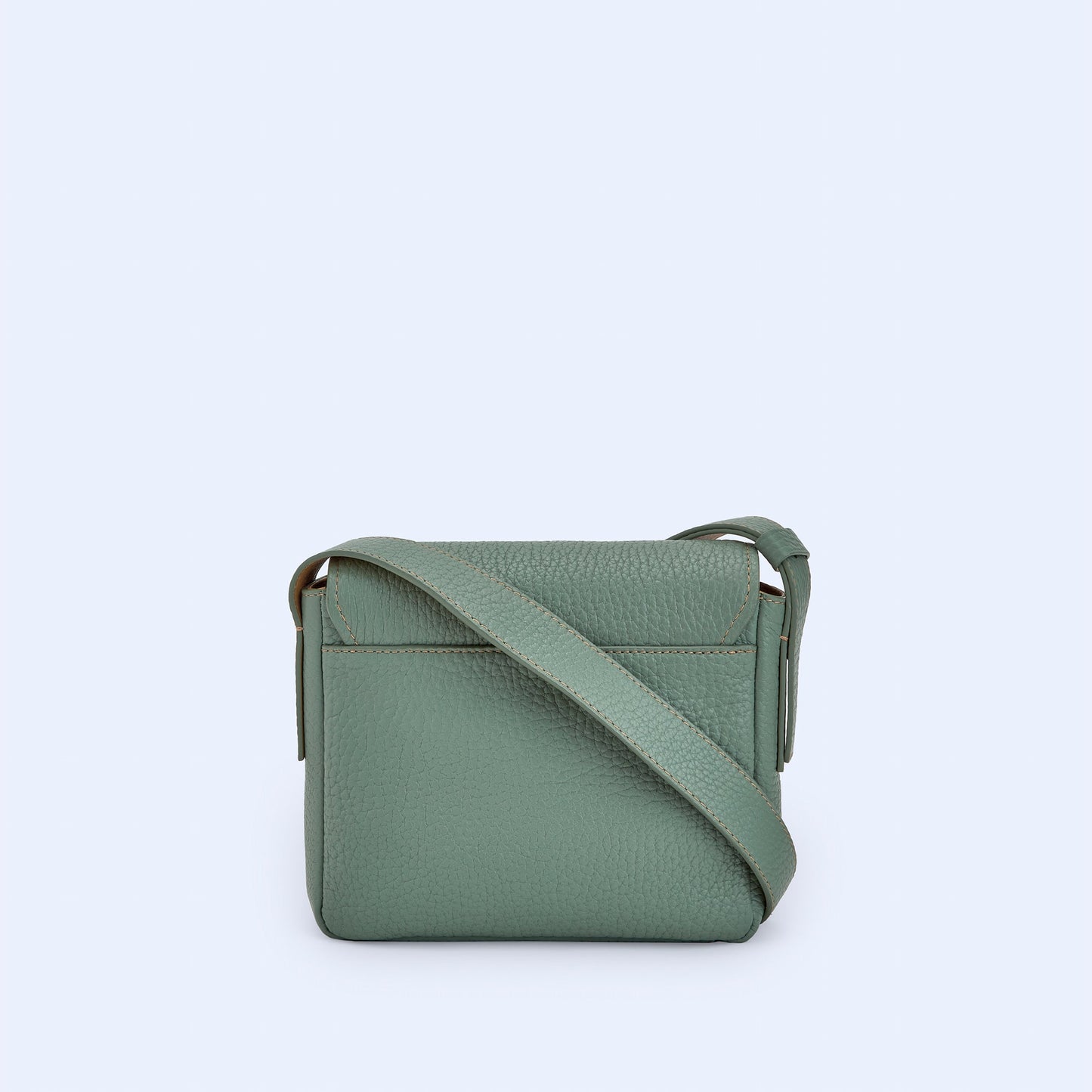 Green Leather Mini Shoulder Bag