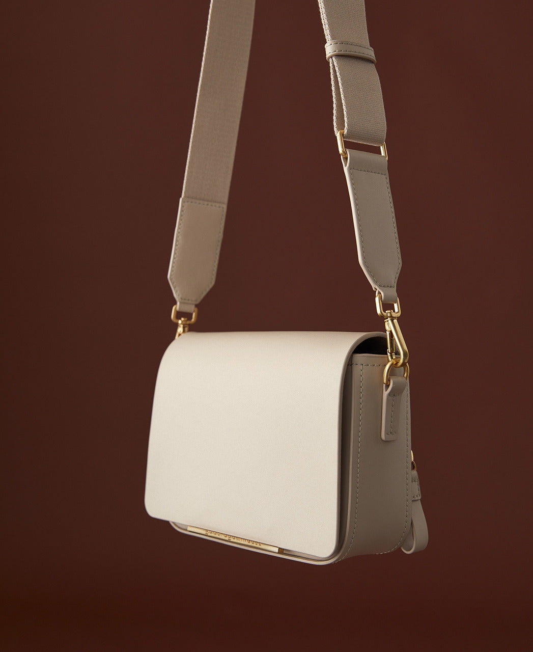 Beige Small Vachetta Leather Shoulder Bag