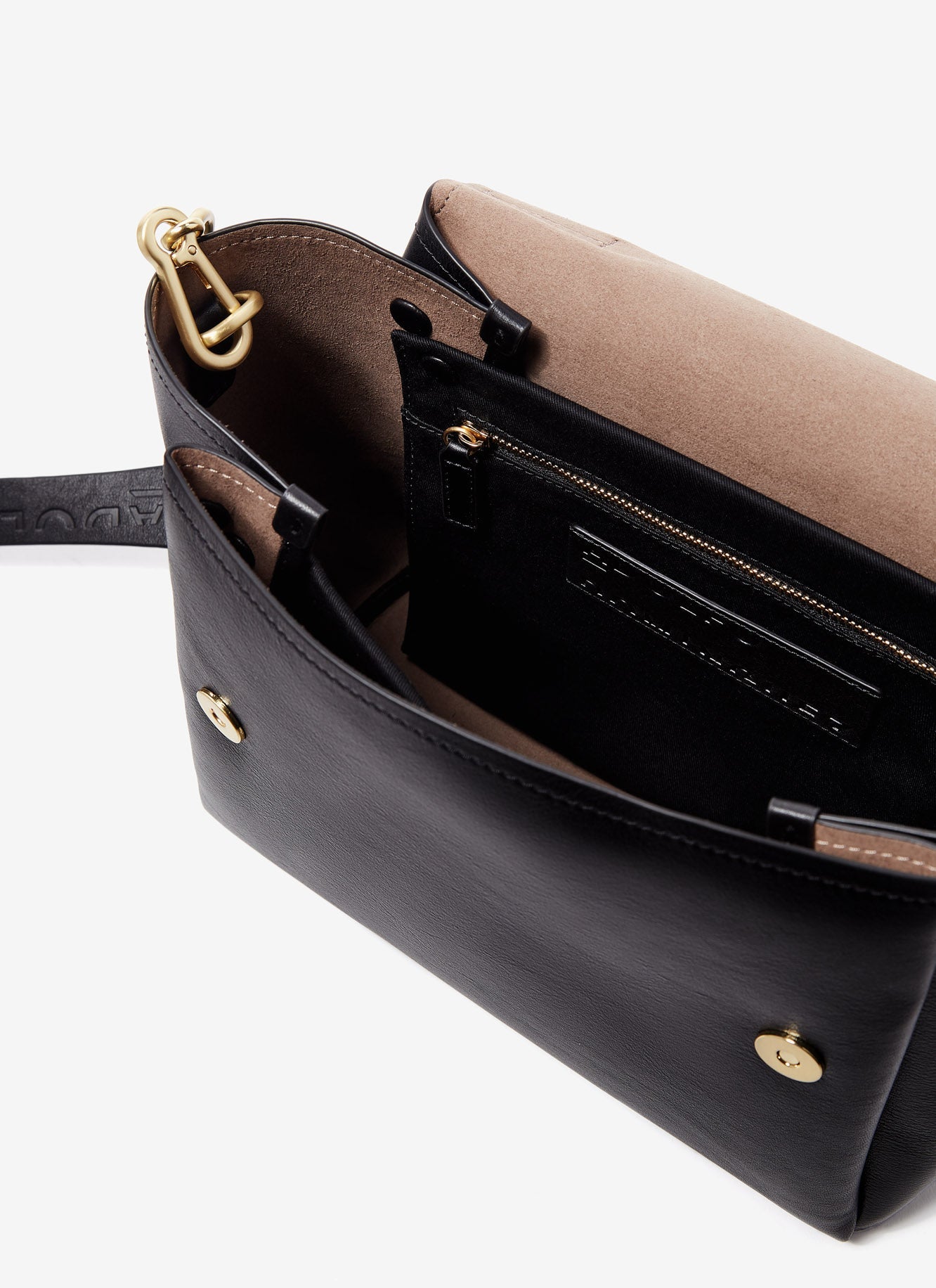 Black Vachetta Leather Lady Bag