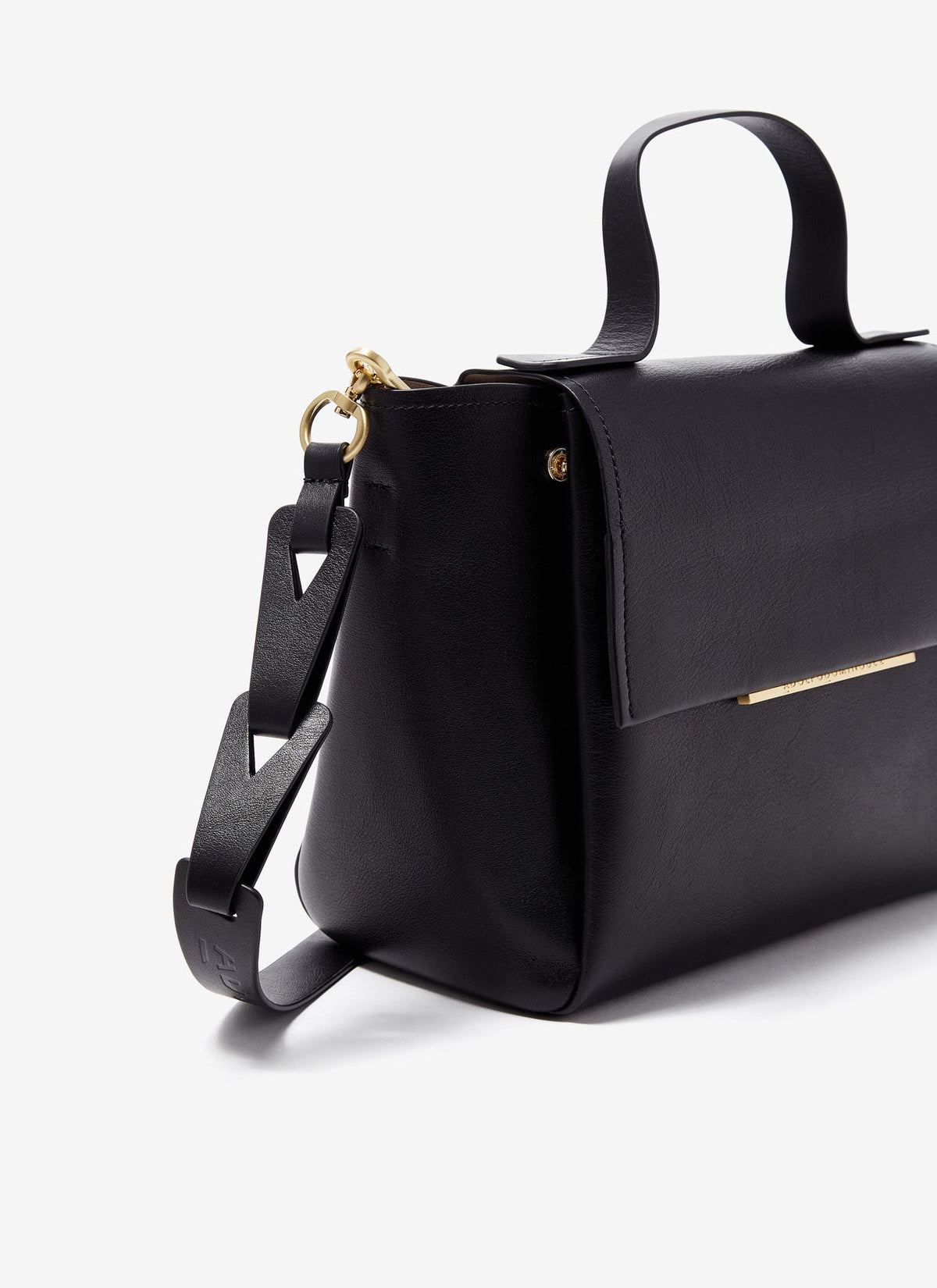 Black Vachetta Leather Lady Bag