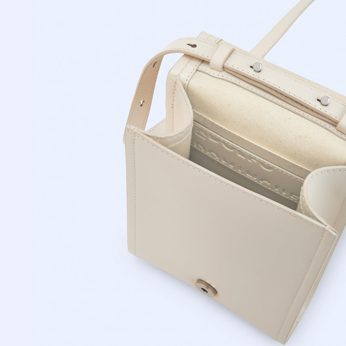 Off White Leather Mini Bag