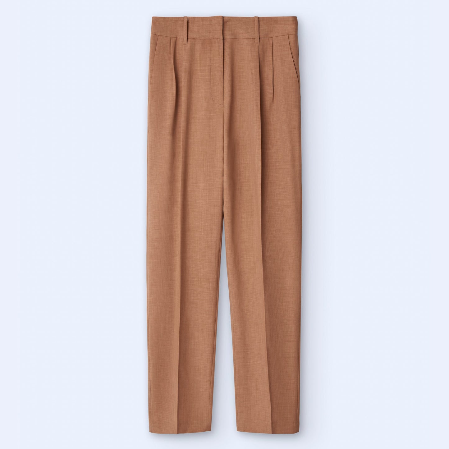 Camel Dart straight trousers