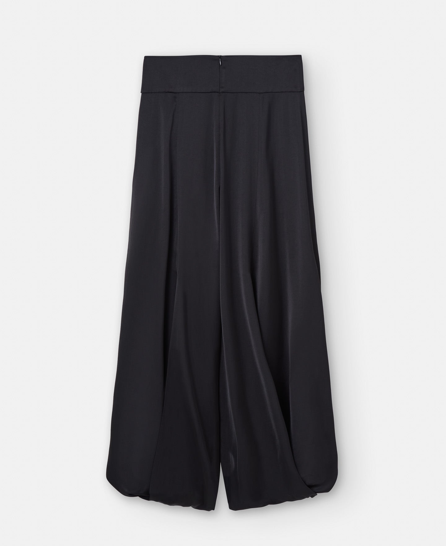 Black Fluid Viscose Trousers
