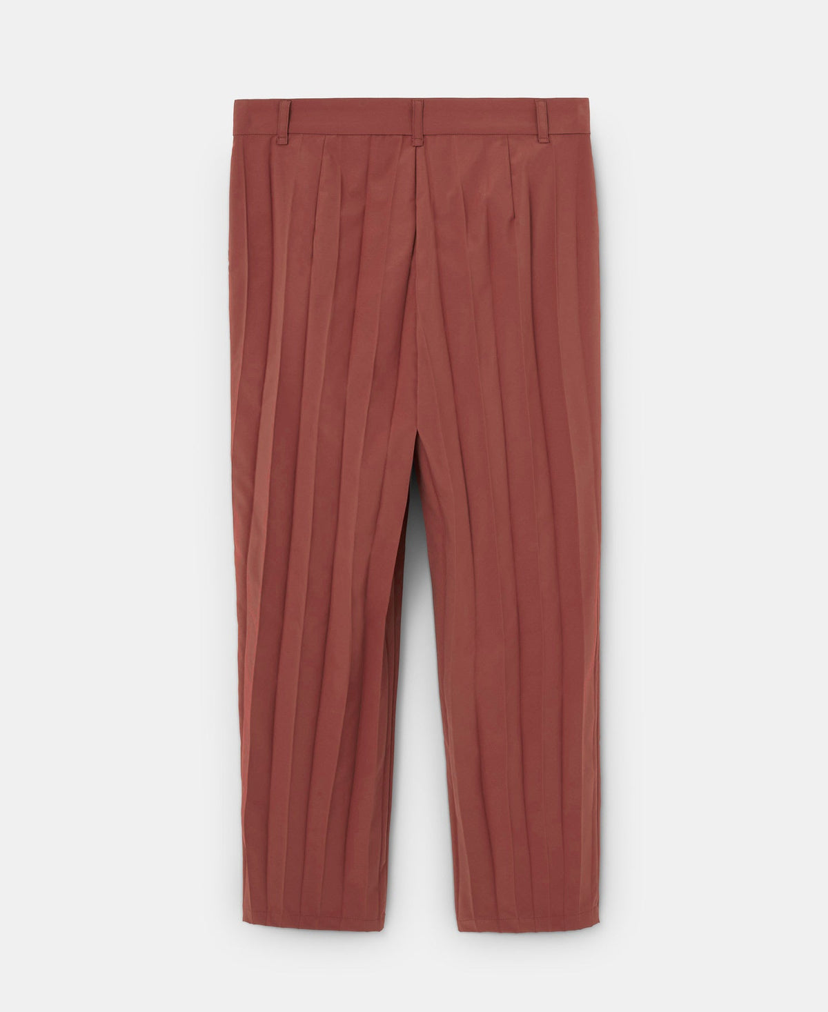 Makeup Narrow Trousers In Pleated Fabric