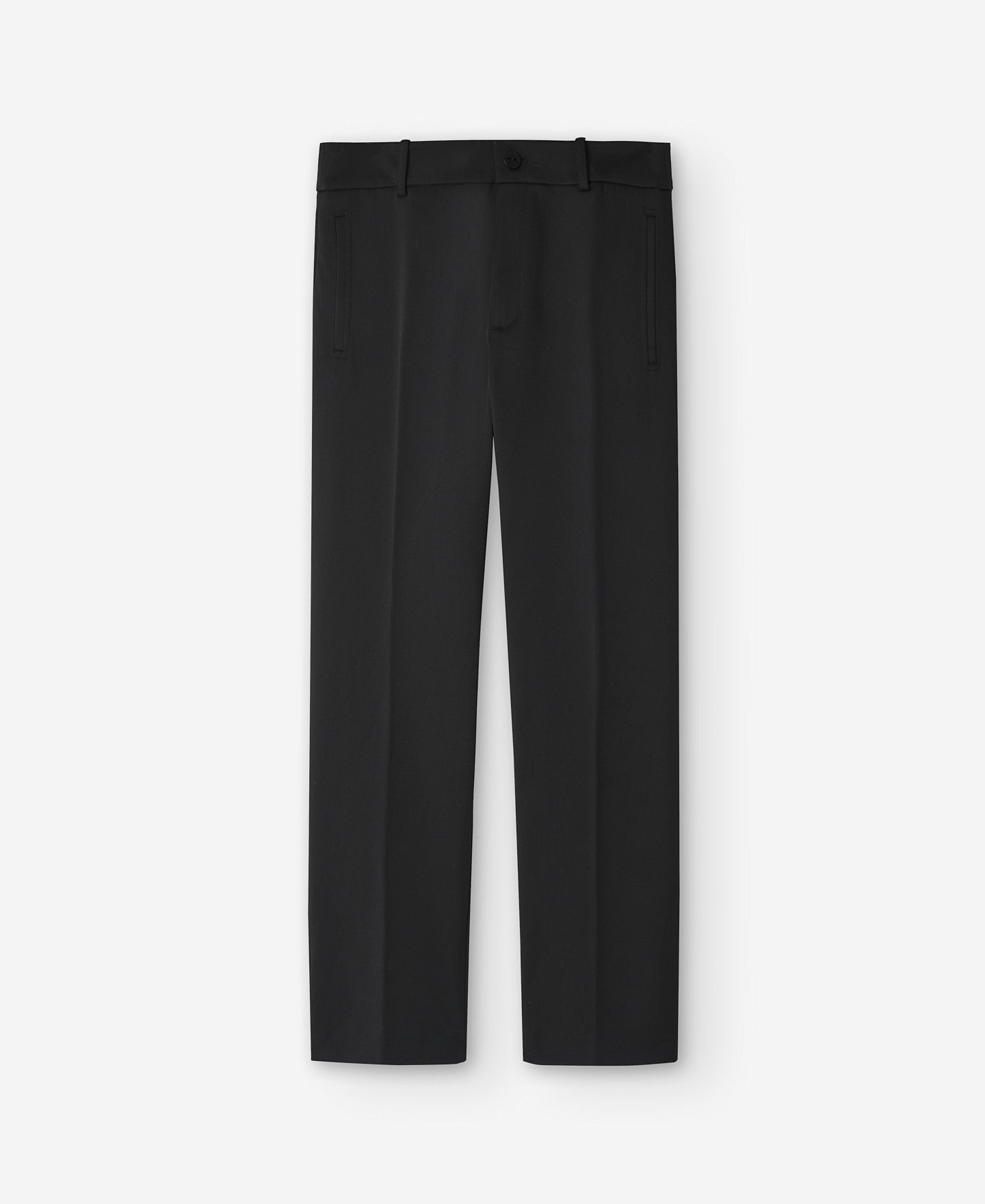 Straight Trousers With Front Stripe