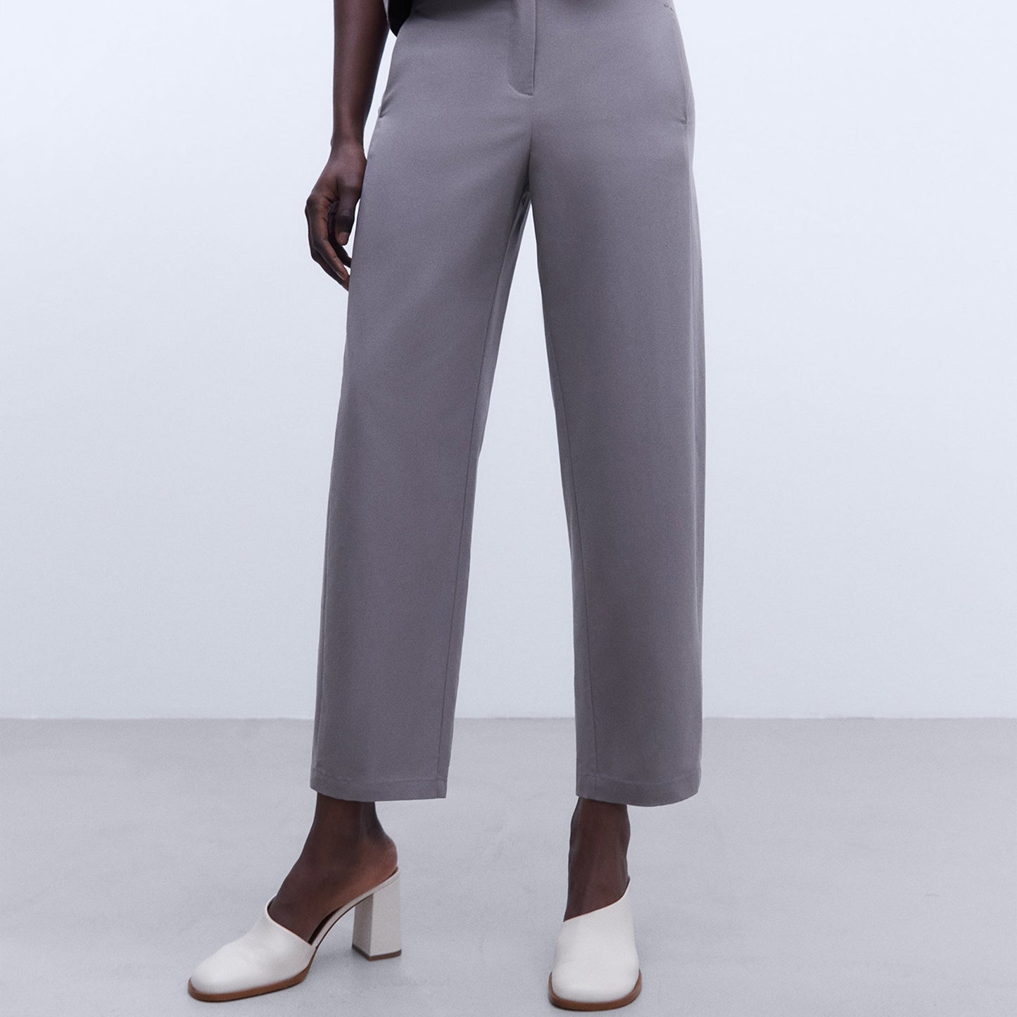 Charcoal Carrot Fit Pants