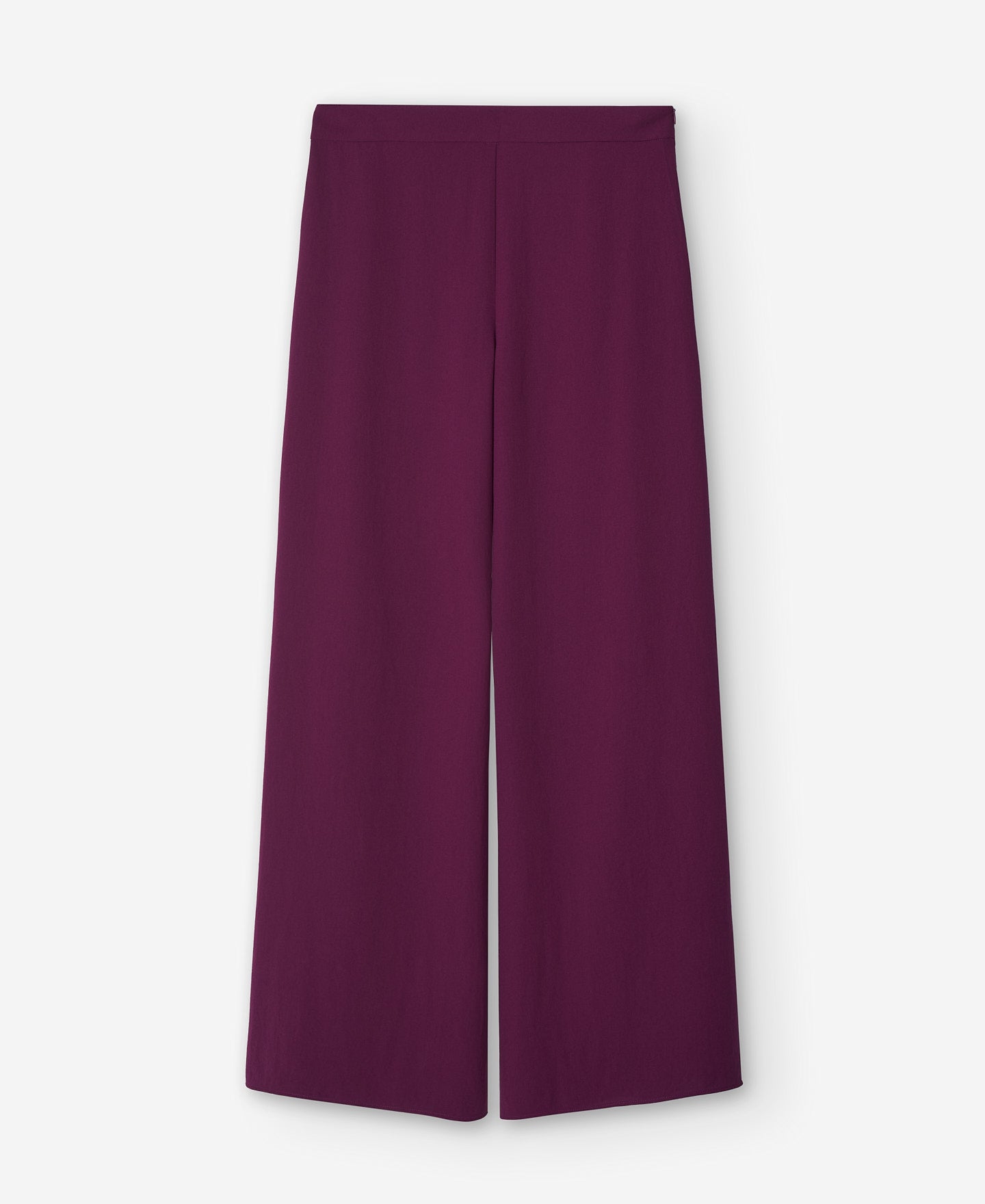 Burgundy Palazzo Trousers For Women