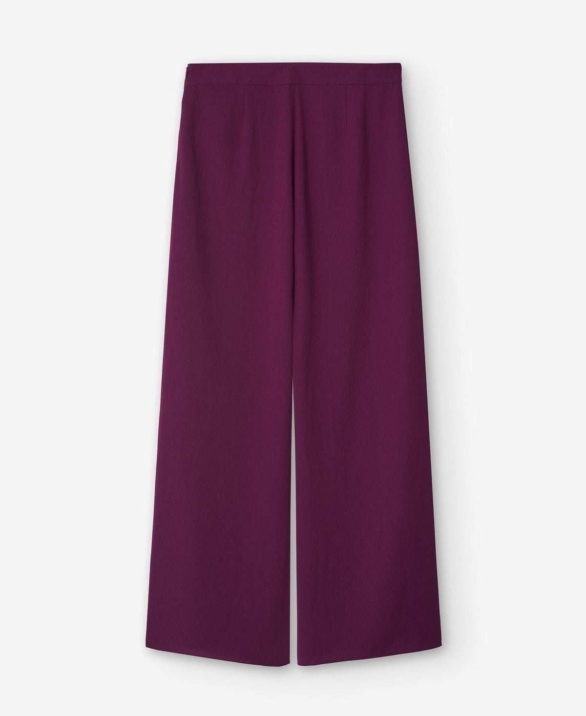 Burgundy Palazzo Trousers For Women