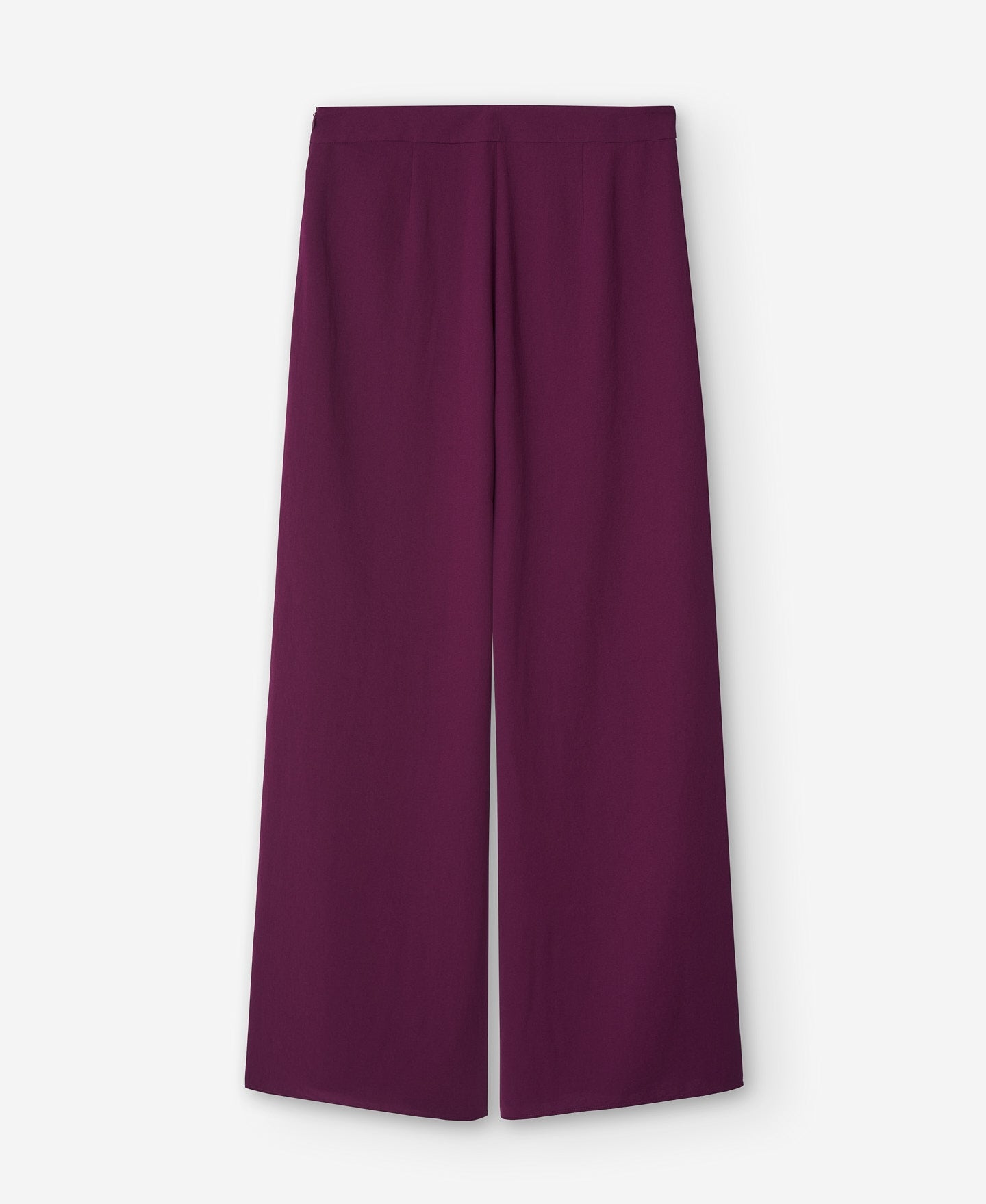 Burgundy Palazzo Trousers For Women