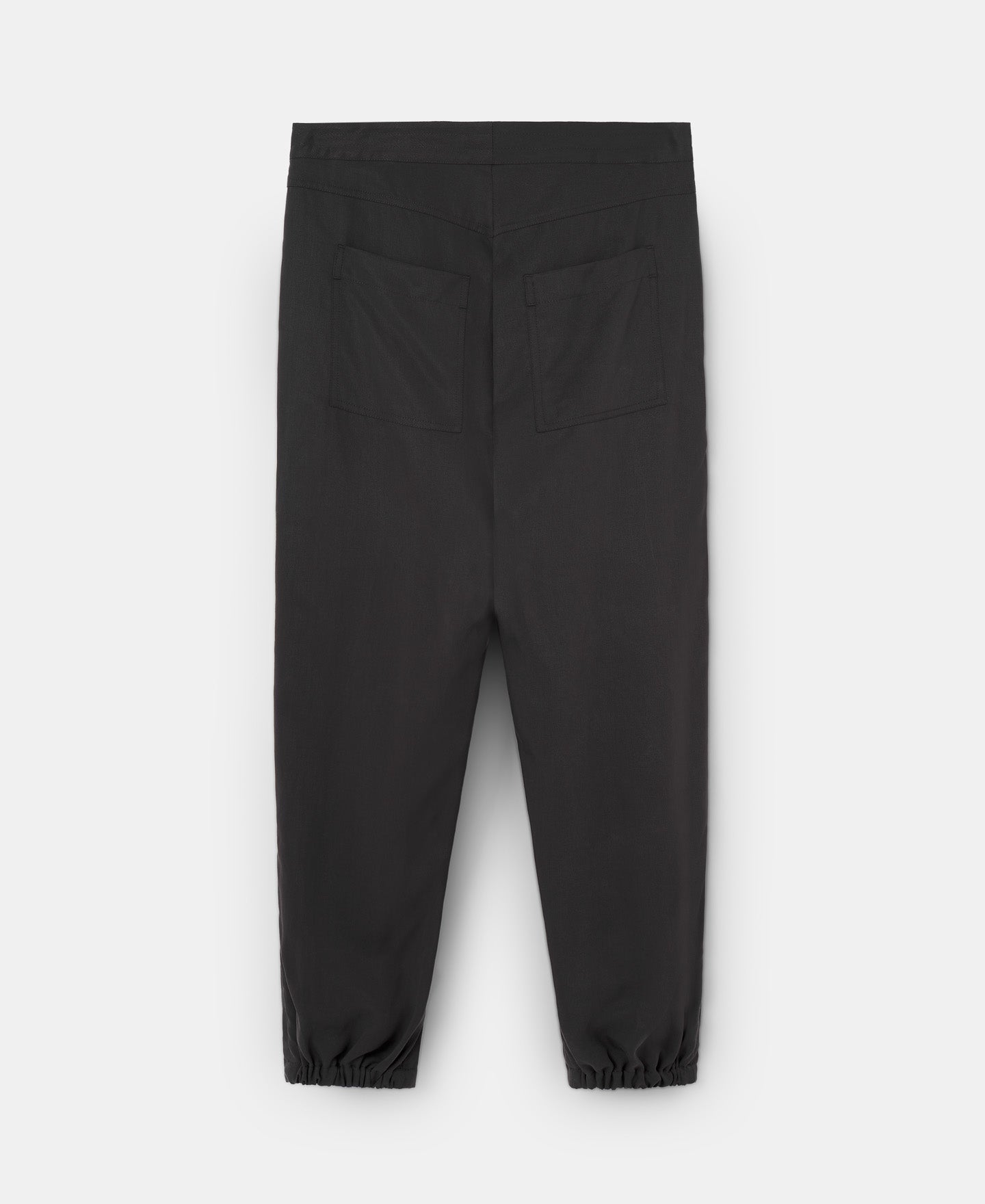 Grey Lyocell Fluid Pants